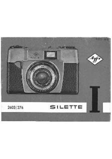 Agfa Silette 1 manual. Camera Instructions.